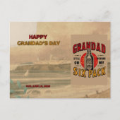 おもしろいおじいちゃん6パック葉書 – 父の日 シーズンポストカード (正面)