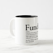 おもしろいおじさん ファンクル定義名言 ツートーンマグカップ (正面左)
