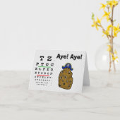 おもしろいおとめ検診挨拶カード カード (黄色い花)