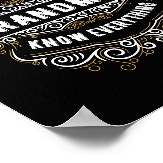 おもしろいおばあちゃん引用文おもしろいことわざ ポスター (角)