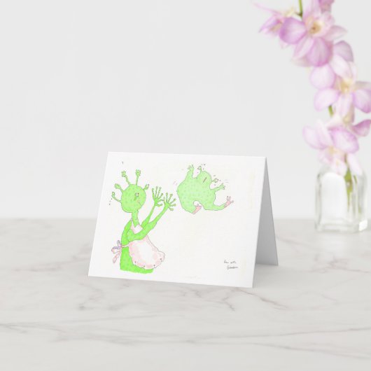 おもしろいおばあちゃん！カード カード (蘭)