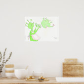 おもしろいおばあちゃん！ ポスター (キッチン)