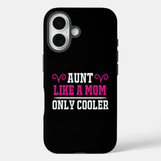 おもしろいおばさんのお誕生日プレゼントTシャツ - 母のような存在だけどよりカッコいい iPhone 16ケース