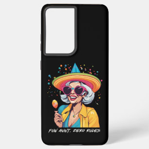 おもしろいおばさんゼロルール SAMSUNG GALAXY S21+ケース