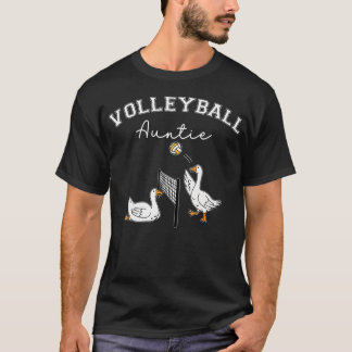 おもしろいおばさんバレーボールシリーガチョウザスポーツ Tシャツ