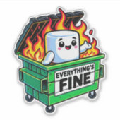 おもしろいおべっか使い素晴らしで シール (正面)