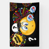 おもしろいおめでとう卒業 横断幕 (縦)