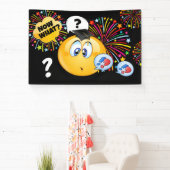 おもしろいおめでとう卒業 横断幕 (インサイチュ)