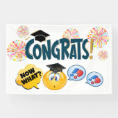 おもしろいおめでとう卒業 横断幕 (横)