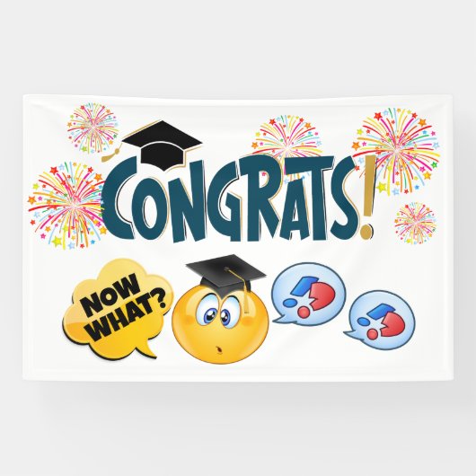 おもしろいおめでとう卒業 横断幕 (横)