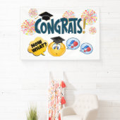 おもしろいおめでとう卒業 横断幕 (インサイチュ)