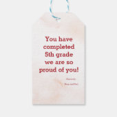 おもしろいおめでとう5年生 ギフトタグ (裏面)