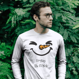 おもしろいおもしろいおじさん雪だるま顔 スウェットシャツ