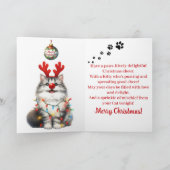 おもしろいおもしろいのクリスマス カード (内部)