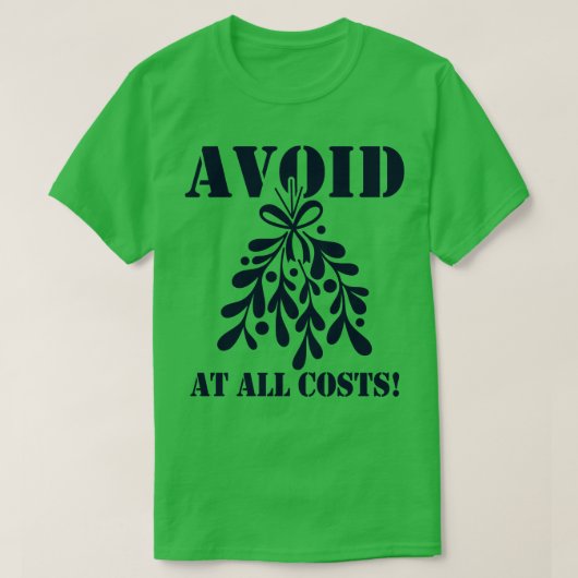 おもしろいおもしろいクリスマスキスをするミーム Tシャツ (デザイン正面)