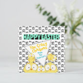 おもしろいおもしろいハッピーイースターお前の熱狂する鶏 | シーズンカード (スタンド正面)