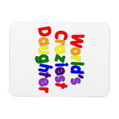 おもしろいおもしろい娘：世界の熱狂する娘 マグネット (横)