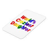 おもしろいおもしろい娘：世界の熱狂する娘 マグネット (左側)