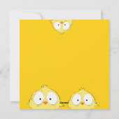 おもしろいおもしろい熱狂するハッピーイースターよ熱狂するり | シーズンカード (裏面)