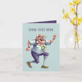 おもしろいおもしろい追加メッセージカード カード (黄色い花)