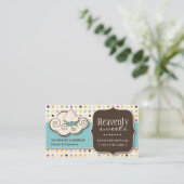 おもしろいおよびお洒落なカップケーキ|のベーカリーの名刺 名刺 (スタンド正面)