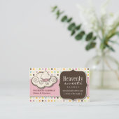 おもしろいおよびお洒落なカップケーキ|のベーカリーの名刺 名刺 (スタンド正面)