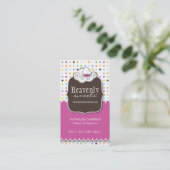 おもしろいおよびお洒落なカップケーキ|のベーカリーの名刺 名刺 (スタンド正面)