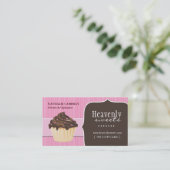 おもしろいおよびお洒落なカップケーキ|のベーカリーの名刺 名刺 (スタンド正面)