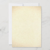 おもしろいおよびクリエイティブの結婚式招待状 招待状 (裏面)