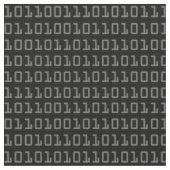 おもしろいおよびクールなコンピュータ2進符号パターン ファブリック (クローズアップ)