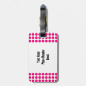 おもしろいおよびスタイリッシュ私に家のカスタムなモノグラムV09を取って下さい ラゲッジタグ (裏面縦)