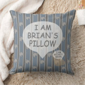 おもしろいおよびファンシーカスタマイズ可能なパズルピースストライプの クッション (ブランケット)