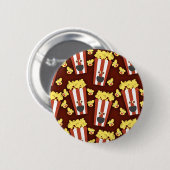 おもしろいおよび新しい映画ポップコーン 缶バッジ (正面&裏面)