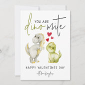 おもしろいお前はディノマイトだ | バレンタインデー シーズンカード (正面)