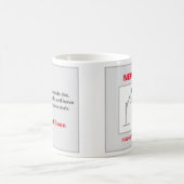 おもしろいお尻手術 – アセンブリが必要 コーヒーマグカップ (中央)