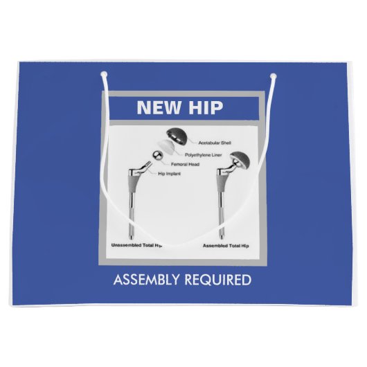 おもしろいお尻手術 – アセンブリが必要 ラージペーパーバッグ (正面)