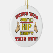 おもしろいお尻手術 セラミックオーナメント (右)