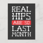 おもしろいお尻置換骨手術回復 ポストカード (正面)