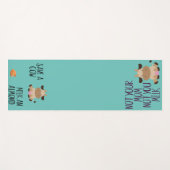 おもしろいお母さんじゃないマイルドアーモンドビーガン ヨガマット (正面(横))