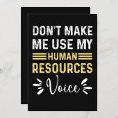 おもしろいお母さんへのクリスマスプレゼント 招待状 (正面/裏面)