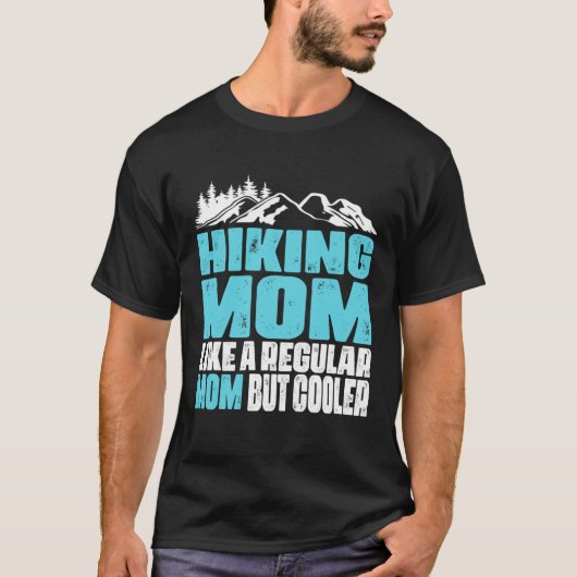 おもしろいお母さん普通の母親みたいだけどクール笑う Tシャツ (正面)