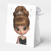 おもしろいお気に入りのディババースデーパーティー フェイバーボックス (裏面サイド)