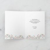 おもしろいお気に入りの孫Christmas Lights写真 シーズンカード (内部)