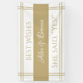 おもしろいお気に入りの!カスタム婚約 横断幕 (縦)