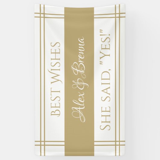 おもしろいお気に入りの!カスタム婚約 横断幕 (縦)