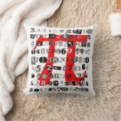 おもしろいお洒落とπの桁数 クッション (ブランケット)