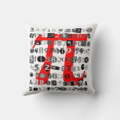 おもしろいお洒落とπの桁数 クッション (裏面)