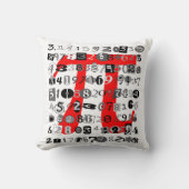 おもしろいお洒落とπの桁数 クッション (正面)