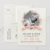 おもしろいお洒落の写真カードの保存 案内ポストカード (正面/裏面)