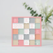 おもしろいお洒落インフォグラフィック写真Save the Date セーブザデート (スタンド正面)